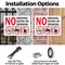 Signmission No Smoking Eating or Drinking with Graphic OSHA ANSI Sign, Plastic, 10in W x 7in L, 2PK OS-2PACK-MISC-P-710-L-19502 - alternate 6